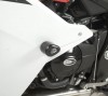 Aero padací chrániče R&G Racing pro motocykly HONDA CBR600 F ('11-), černá